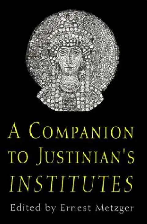 Cover of A Companion to Justinian's "institutes"