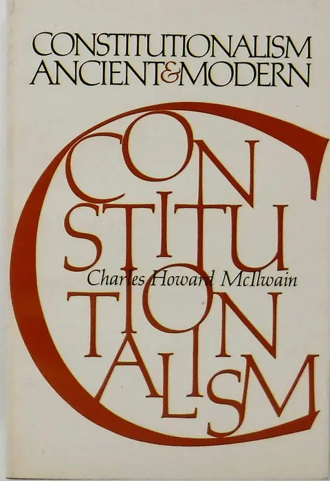 Cover of Constitutionalism