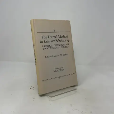 Cover of The Formal Method in Literary Scholarship