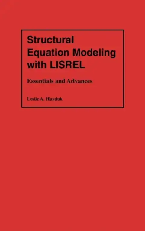 Cover of Structural Equation Modeling with Lisrel