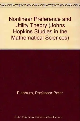 Cover of Nonlinear Preference and Utility Theory