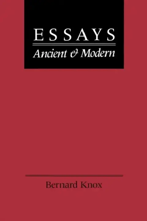 Cover of Essays Ancient and Modern