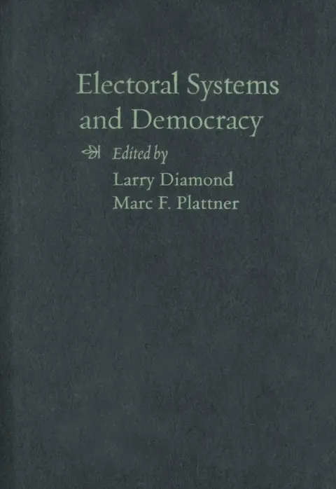 Cover of Electoral Systems and Democracy
