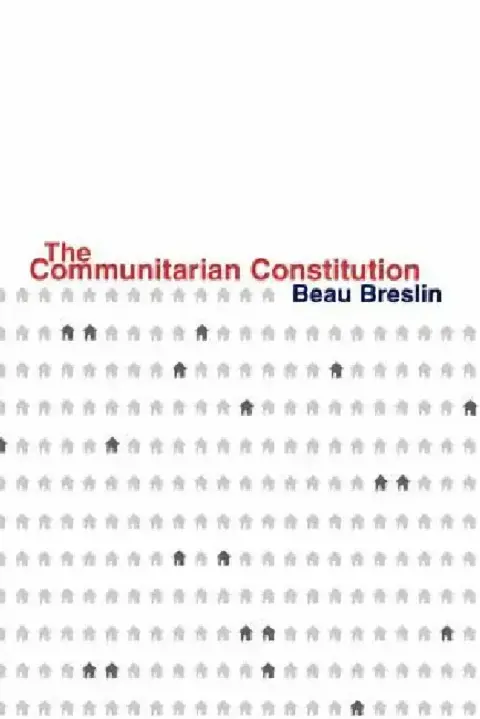 Cover of The Communitarian Constitution