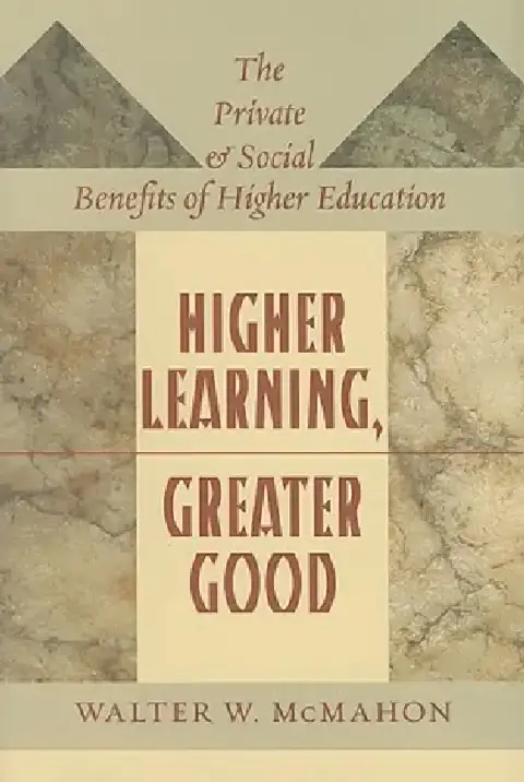 Cover of Higher Learning, Greater Good