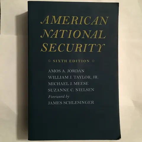 Cover of American National Security