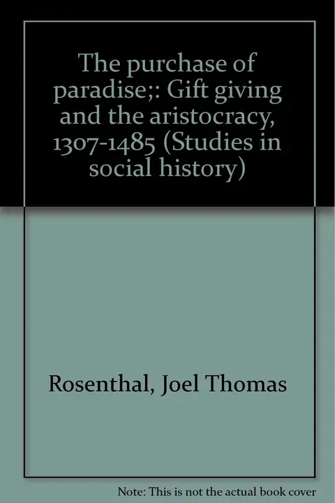 Cover of The purchase of paradise