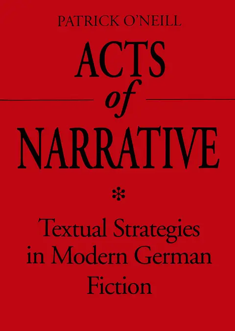Cover of Acts of Narrative