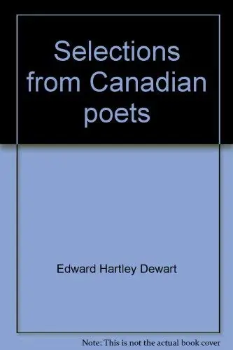 Cover of Selections from Canadian poets