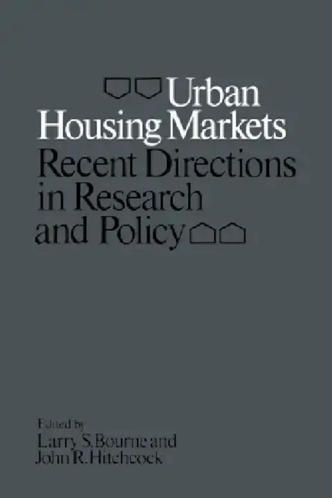 Cover of Urban Housing Markets