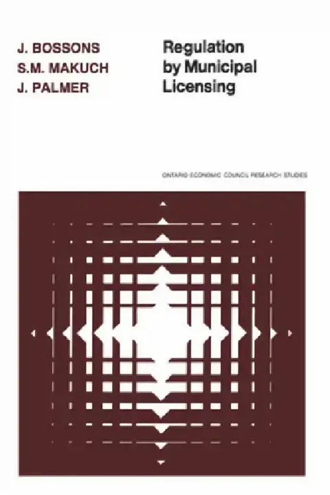 Cover of Regulation by Municipal Licensing