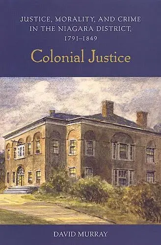 Cover of Colonial Justice