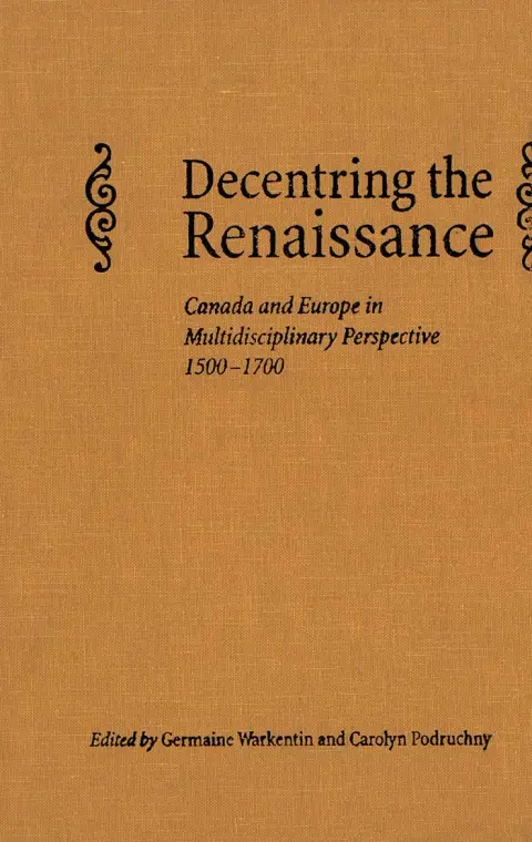 Cover of Decentring the Renaissance