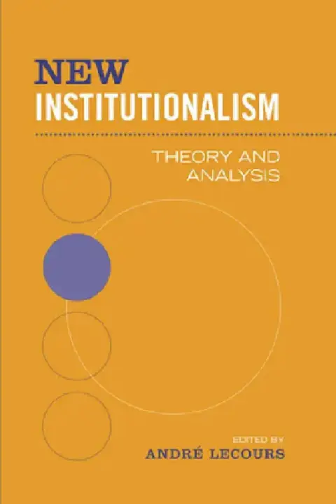 Cover of New Institutionalism