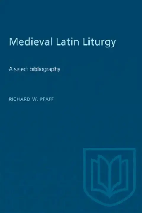Cover of Medieval Latin Liturgy