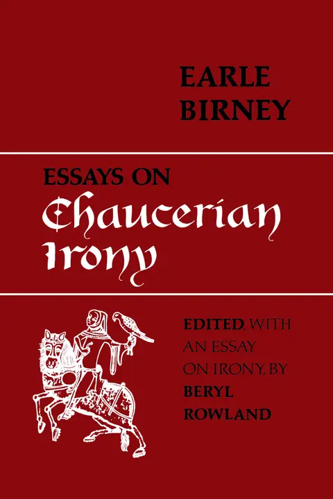 Cover of Essays on Chaucerian Irony