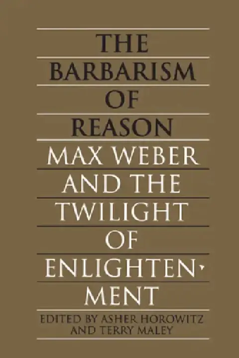 Cover of The Barbarism of Reason