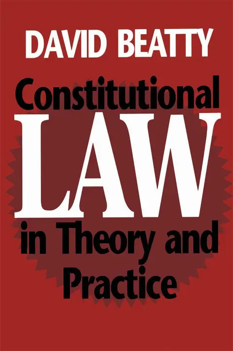 Cover of Constitutional Law in Theory and Practice