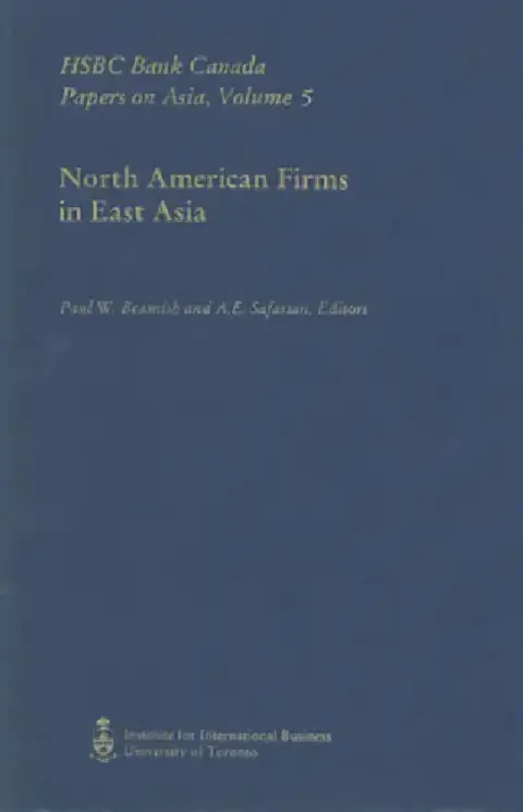 Cover of North American Firms in East Asia