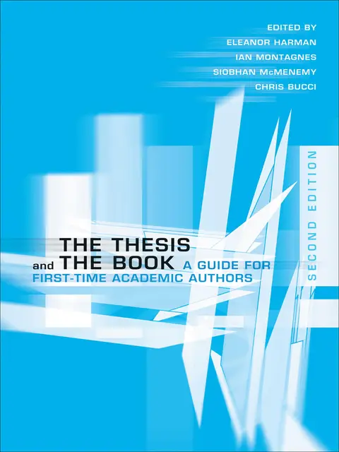 Cover of The Thesis and the Book