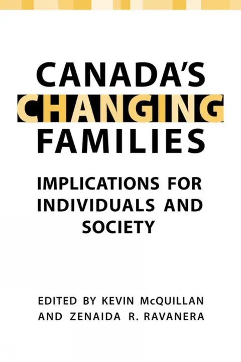 Cover of Canada's Changing Families