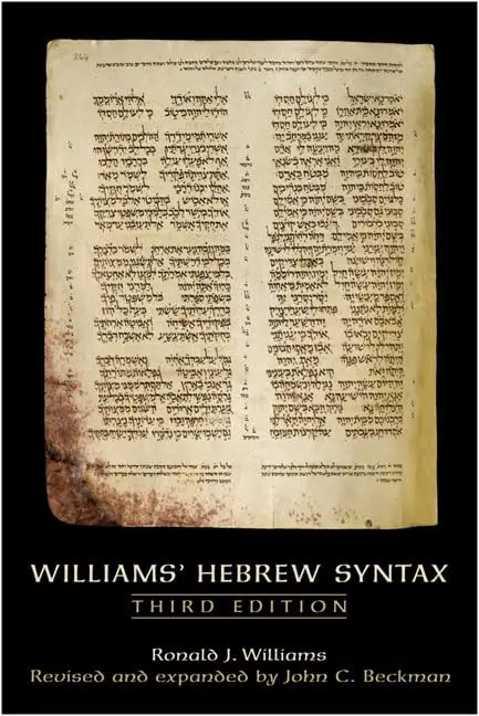 Cover of Williams' Hebrew Syntax