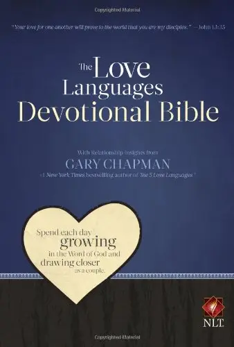 Cover of Love Languages Devotional Bible, Hardcover Edition, the