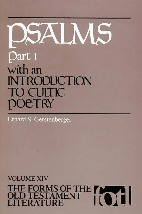 Cover of Psalms, Part I
