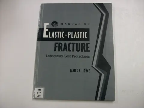 Cover of Manual on Elastic-Plastic Fracture Laboratory Test Procedures