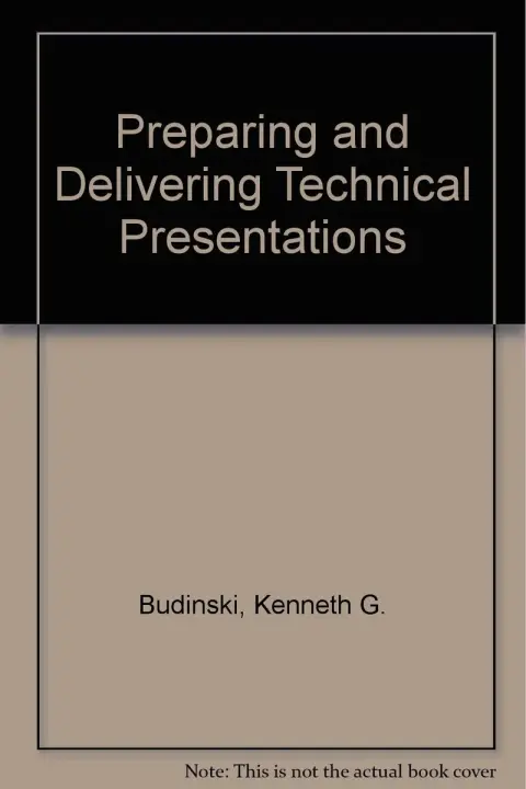 Cover of Preparing and Delivering Technical Presentations