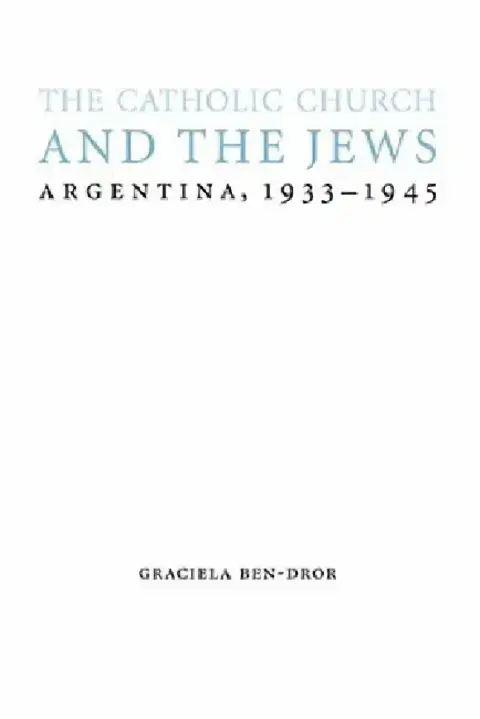 Cover of The Catholic Church and the Jews
