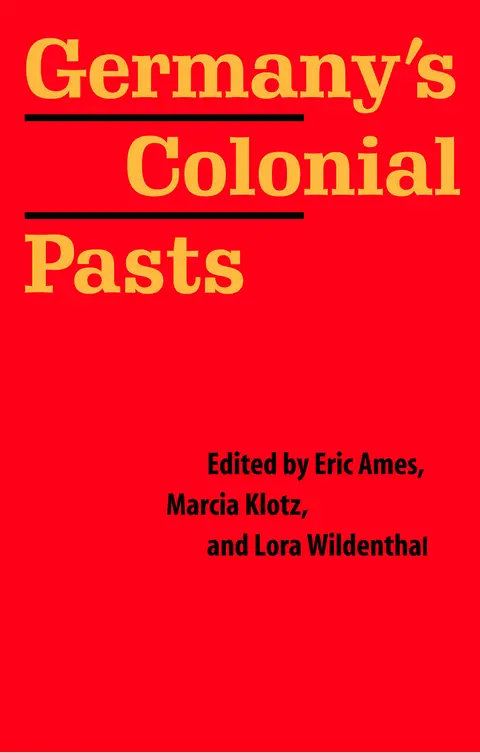 Cover of Germany's Colonial Pasts
