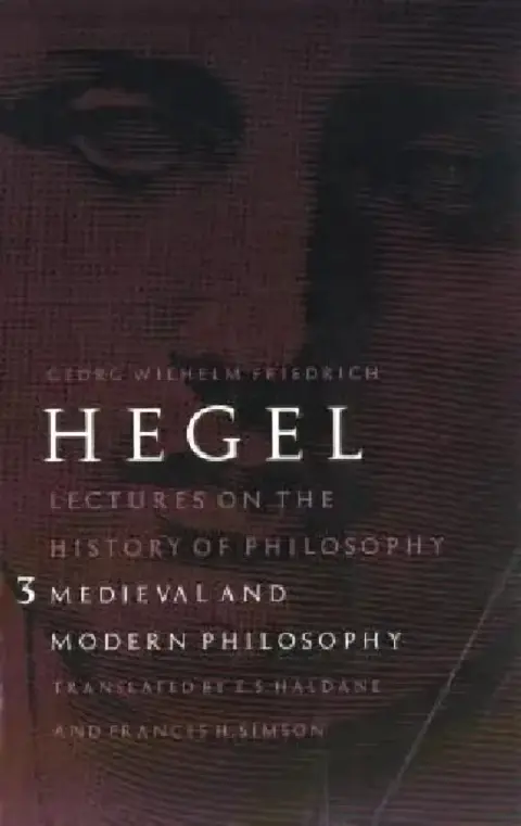 Cover of Lectures on the History of Philosophy, Volume 3