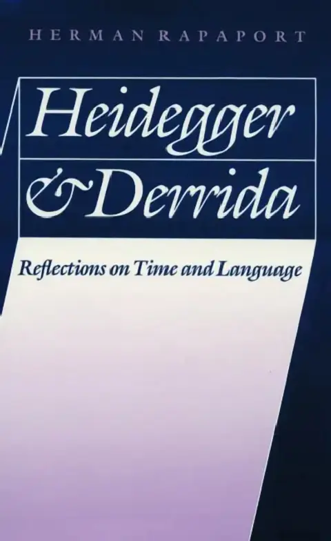Cover of Heidegger and Derrida