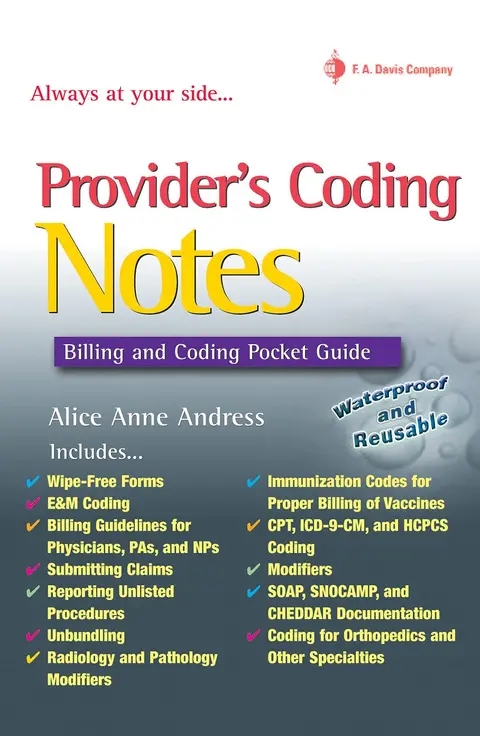 Cover of Provider'S Coding Notes