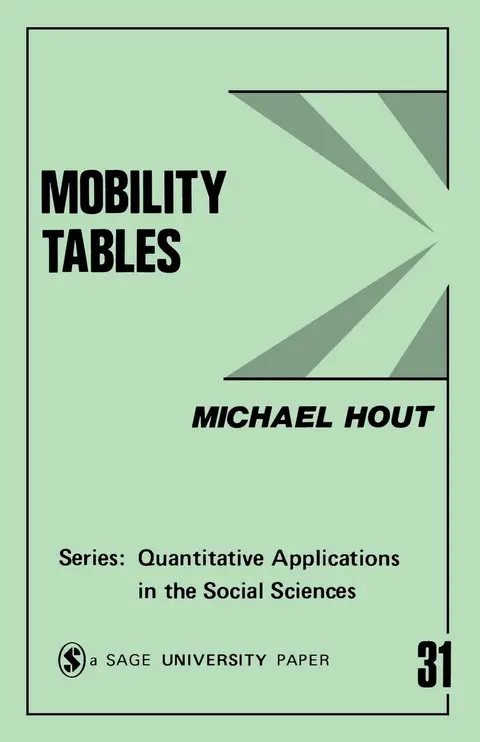 Cover of Mobility Tables - Vol. 31