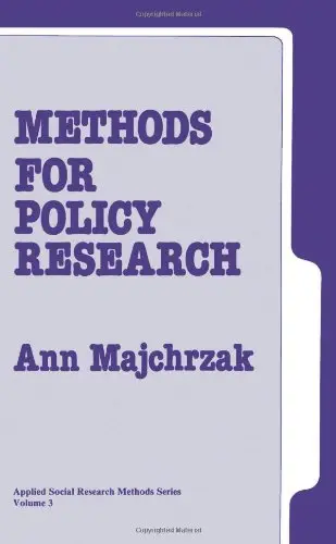 Cover of Methods for Policy Research - Vol. 3
