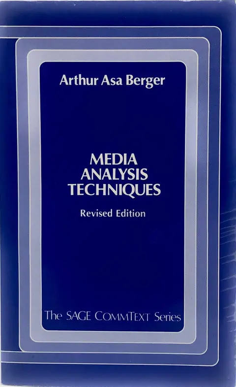 Cover of Media Analysis Techniques