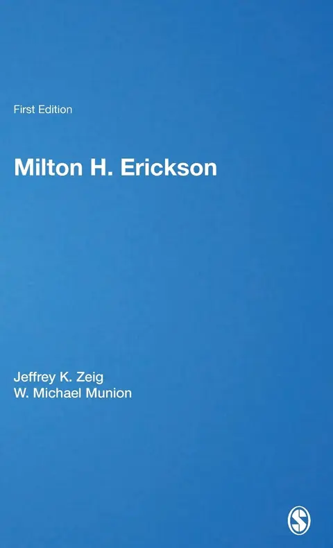 Cover of Milton H Erickson