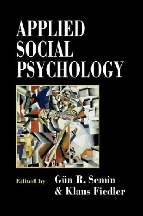 Cover of Applied Social Psychology