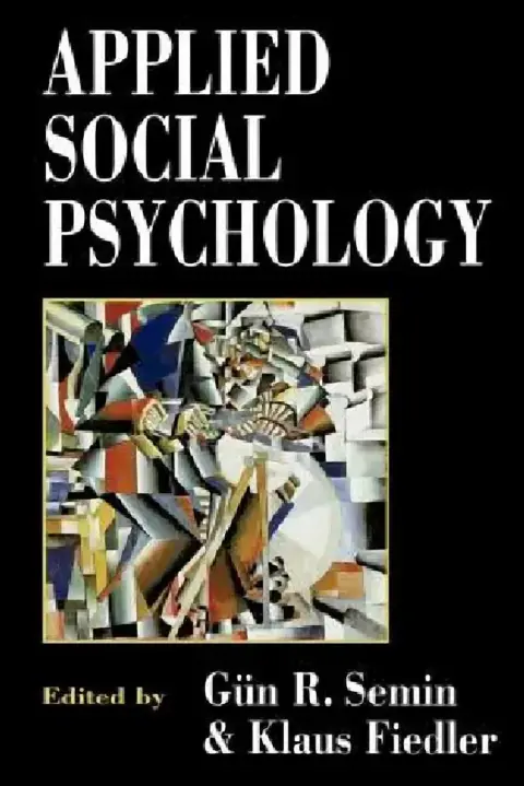Cover of Applied Social Psychology