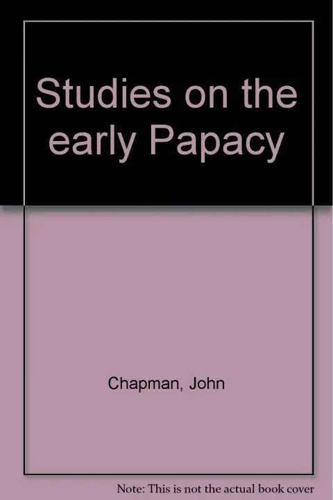 Cover of Studies on the Early Papacy