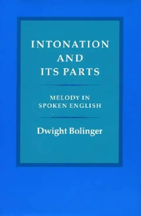 Cover of Intonation and Its Parts