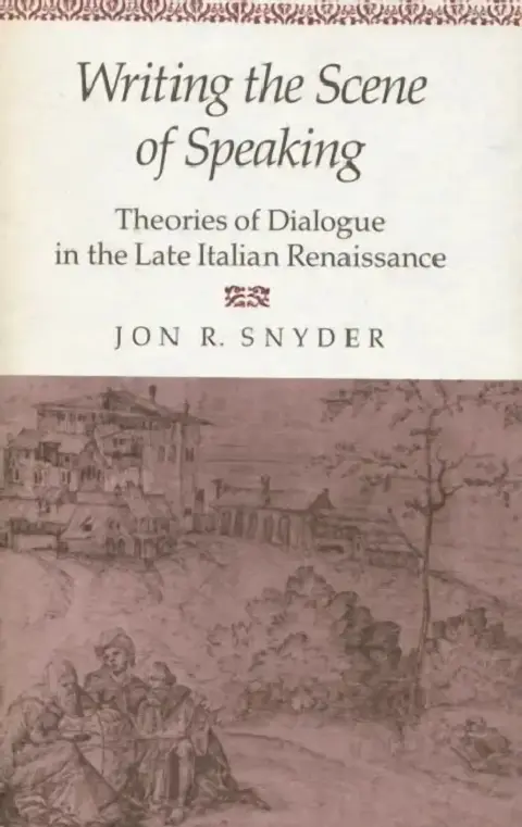 Cover of Writing the Scene of Speaking
