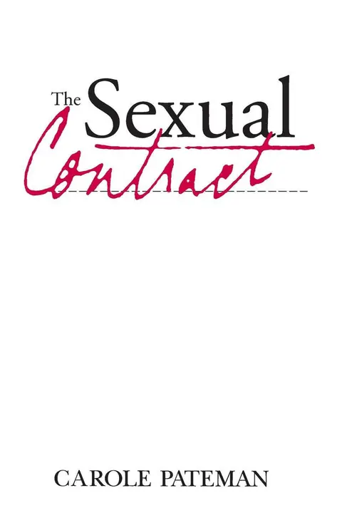 Cover of The Sexual Contract