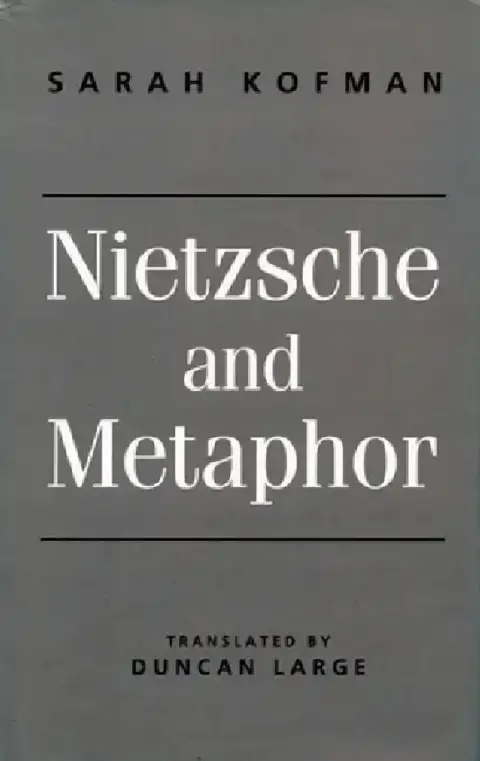 Cover of Nietzsche and Metaphor