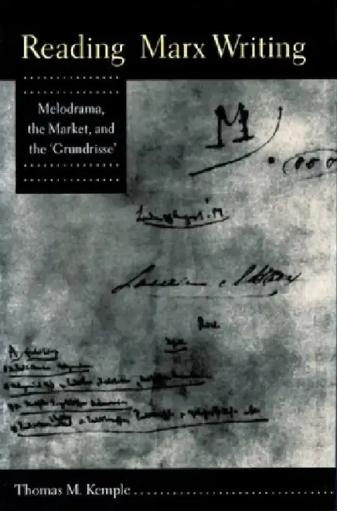 Cover of Reading Marx Writing