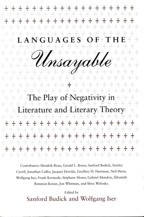 Cover of Languages of the Unsayable