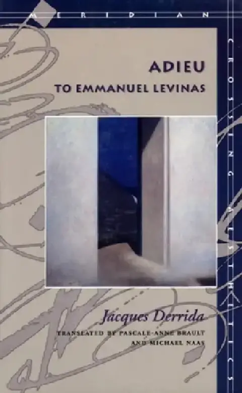 Cover of Adieu to Emmanuel Levinas