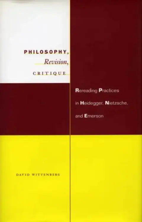 Cover of Philosophy, Revision, Critique